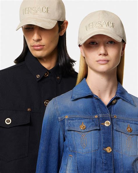 versace embroidered baseball cap